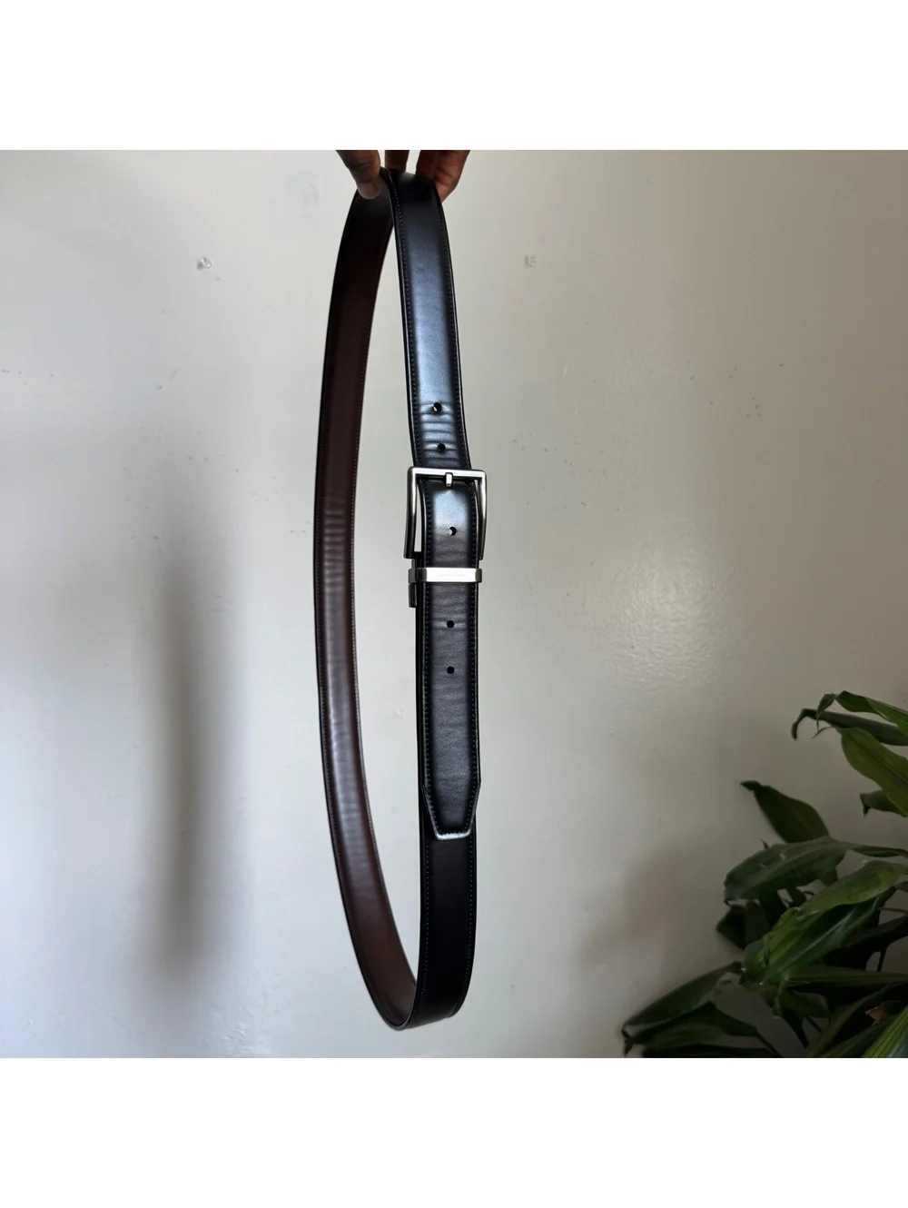 Genuine Dickies Reversible Belt Black Brown 2X 46-48 Big Tall Workwear